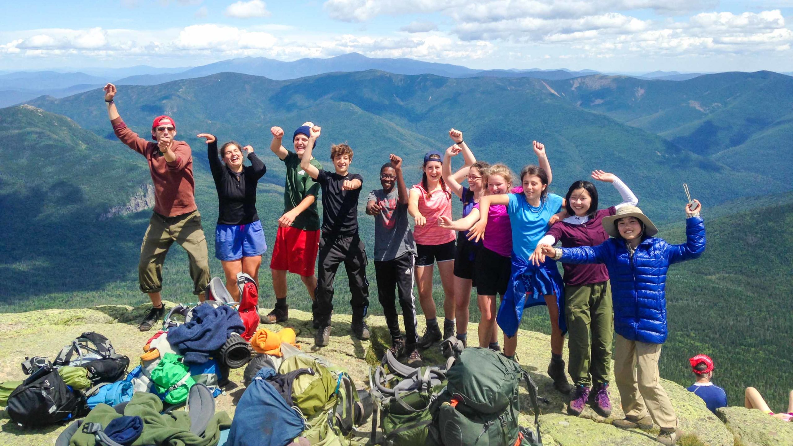 mountain school trip