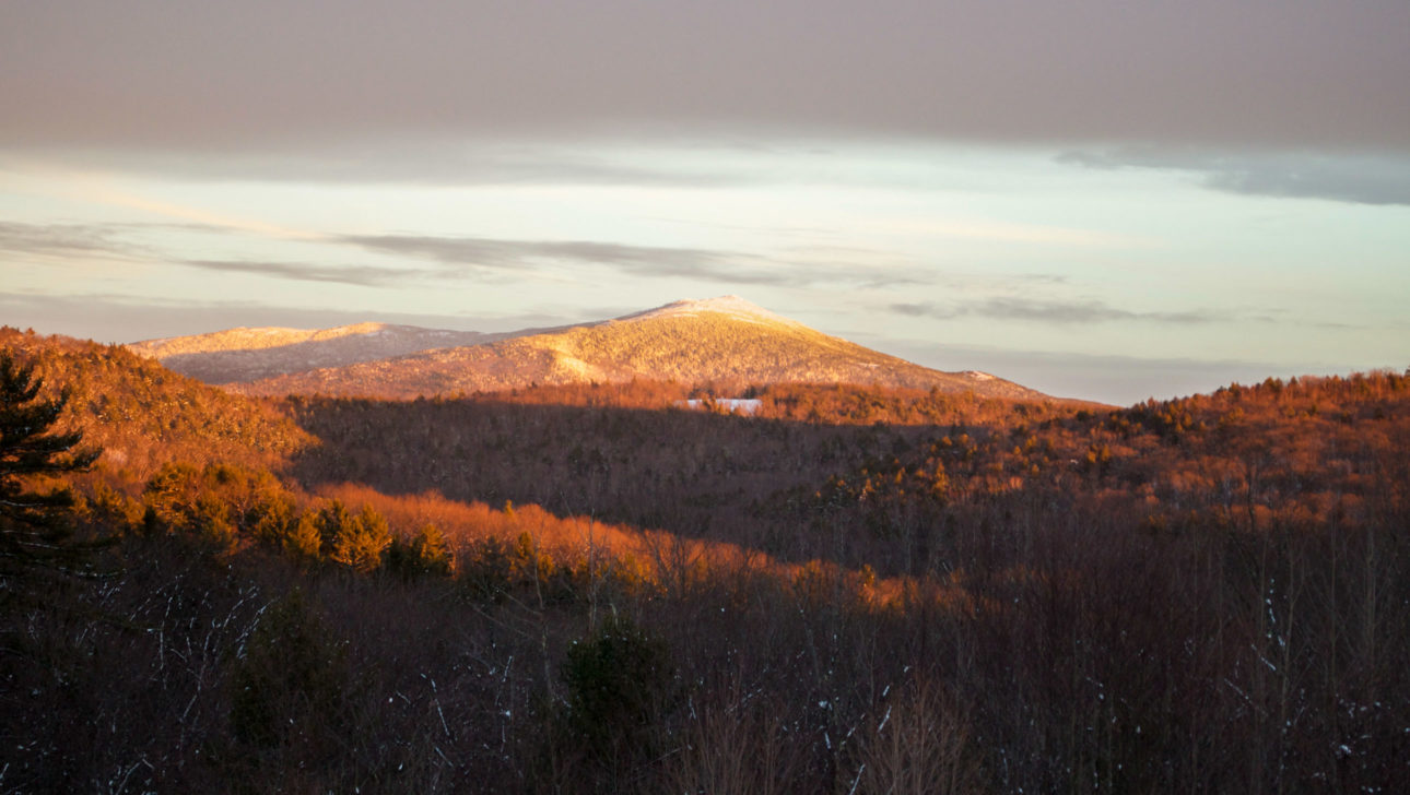 A mountain view