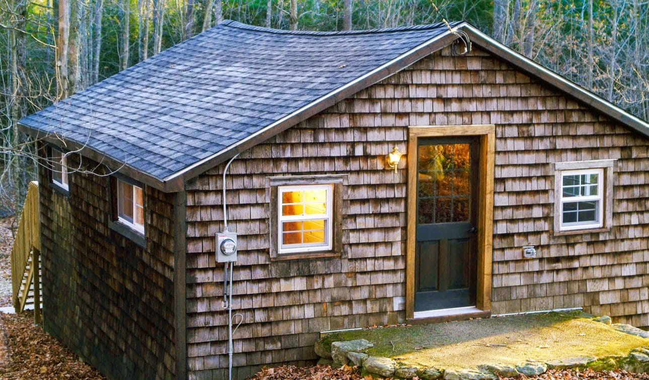 An exterior view of the cottage